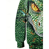 Недорогие Мальчиковые 3D Животные-Мальчики 3D Графика Животное Динозавр Толстовка Pullover Длинный рукав 3D печать Весна Осень Спорт Мода Уличный стиль Дети 4-12 лет Капюшон на открытом воздухе Повседневные Стандартный