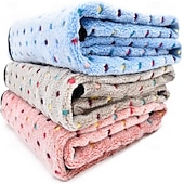 cheap Mats &amp; Blankets-Premium Soft Dog Blanket Washable  Cat Blanket for Indoor Cats Large Medium Small Dog Puppy Essentials