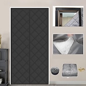 billiga Skärm för fönster och dörr-magnetisk flugnätsdörr, tjock isolerad vinterdörrgardin, magnetisk självstängande nät, vindtätt köldskydd, ljudisolerad hemingång, varm bomullshängande panel för dörrar