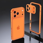 זול נרתיקים לאייפון-טלפון מגן עבור iPhone 17 Pro Max מסגרת באמפר אולטרה דק תבנית גאומטרית מתכת