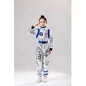 economico Costumi Professionali e Uniformi-Settimana del libro 2026 Costume di Carnevale 2026 Costumi di carriera Tutine Astronauta Bambini Ragazzi Ragazze Carnevale Festa / Sera Vestirsi