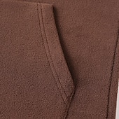 cheap Fleece Hoodie-Men's Sweatshirt Fleece Sweatshirt Button Up Hoodie Black Dark Green Khaki Coffee Gray Henley Plain Patchwork Kangaroo Pocket Sports &amp; Outdoor Casual Daily Streetwear Cool Sportswear Fall Winter