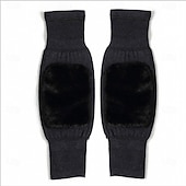 ieftine incalzire racire-Genunchiere termice de iarnă din cașmir pentru genunchiere pentru femei și bărbați, genunchiere din lână pentru dureri articulare, tendinită, artrită, genunchiere pentru artrită reumatică, genunchiere