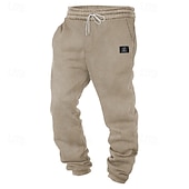 economico pantaloni da jogging-Per uomo Pantaloni da tuta Joggers Pantaloni Pantaloni a Nido d'Ape Coulisse Tasca Elastico in vita Semplice Comodità Morbido Lunghezza intera Casuale Quotidiano All'aperto Moda Stile Classico Verde