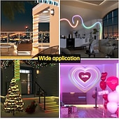 Недорогие LED аксессуары-Система силиконовых светодиодных каналов 16,4 фута/5 м 32,8 фута/10 м белая 14 мм 16 мм водонепроницаемая гибкая неоновая лента для светодиодных лент 10 мм 12 мм (светодиодные ленты не входят в