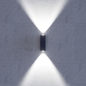 baratos Candeeiros Luzes de Exterior-Conjunto de 4 luminárias solares de parede para exterior, à prova d'água, para pátio, jardim, varanda, cerca ou alpendre, ideais para decoração de Natal e feriados.