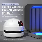 cheap Office Supplies-Portable USB Handheld Vacuum Cleaner - A Compact Desktop Vacuum Cleaner Suitable for Cleaning Homes Offices Cars and Keyboards. USB Charging Low Voltage Operation Button Control Designed As The