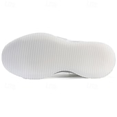 abordables Chaussures de Course pour Hommes-Homme Basket Course Marche Occasionnel Tricoté Confortable Antidérapant Respirant À lacets Noir Blanche Rouge Été Printemps Automne