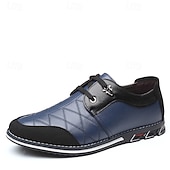 economico Scarpe casual degli uomini-scarpe slip-on trapuntate rosse e nere da uomo con lacci elastici - calzature casual alla moda per le uscite del fine settimana