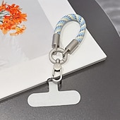 abordables Correas para el teléfono y muñequeras-Nueva correa para teléfono con clip, pulsera y clip, resistente y duradera. &amp;Cordón para cámara unisex antipérdida, correa de muñeca corta para teléfono, nuevo cordón giratorio de una pieza con cierre