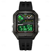cheap Digital Watches-SANDA 6278 Brand Fashion Men's Electronic Watch Multifunction Alarm Clock Luminous Calendar Sports Digital Watches