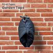 levne vytápění a chlazení-Balení 2 venkovních krytů na kohoutky pro zimní ochranu před mrazem, odnímatelné izolované chrániče kohoutků, snadno instalovatelné zimní ohřívače kohoutků, odolné kryty odolné vůči povětrnostním