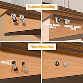 Недорогие Штекерные полосы света-Комплект светодиодной подсветки лестницы с интеллектуальным датчиком движения, 10-24 шт., 4,9-футовая светодиодная лента COB для внутренней подсветки лестниц, оснащенная кабелем с выключателем и