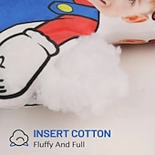 Недорогие Персонализированные текстили-Персонализированная рождественская подушка с фотографией лица, креативная самодельная гуманоидная подушка, забавный подарок на день рождения для друзей, уникальная подушка с фотографией,