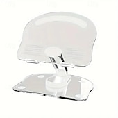 Недорогие Держатели для телефона-Складная прозрачная подставка для телефона с возможностью вращения на 360 градусов, имеющая симпатичный и минималистичный дизайн, идеально дополняет повседневное использование.