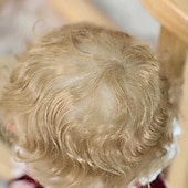 abordables Poupées-Poupées Filles Clown Reborn de 18 Pouces avec Cheveux Bouclés Chapeau à Carreaux Costume de Clown et Mini Tambour Poupées pour Filles de 5 Ans Cadeau de Noël pour Parents et Collectionneurs