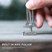 お買い得  クランプ＆プライヤー-ミニレンチマルチツール、ポケットマルチツールミニレンチ、コンパクトなチタンマルチツール、キーチェーンマルチツール、ボトルオープナーキーチェーン、バックパッキング、キャンプ、ハイキングの日常の準備に