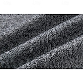 preiswerte Herren Strickjacke-Herren Pullover Strickjacke Gerippt Stricken Tunika Gestrickt Einfach Schalkragen Urlaub Mode Lässig Alltagskleidung Bekleidung Frühling &amp; Herbst Schwarz Burgunderrot M L XL