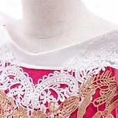 baratos Fantasia de Menina-Vestido de festa infantil feminino para a Semana do Livro 2026, com estampa floral, manga longa, para ocasiões formais, apresentações e eventos especiais. Renda, estilo princesa, maxi, para uso diário, com modelagem evasê e tule. Disponível nas cores rosa
