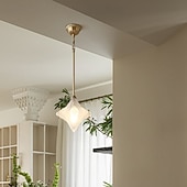 halpa Saarivalot-Art Deco -tähtiriippuvalaisin - geometrinen himmeälasiriipus