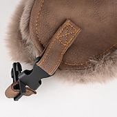 cheap Men's Hats-Men's Trapper Hat Winter Hats Brown khaki Polyester Fleece Fashion Modern Contemporary Daily Wear Date Star Thermal Warm Windproof