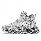 preiswerte Lässige Sneakers-Rote Herren-Sneaker für den Alltag – modisches Design mit auffälligen Prints, ideal als Weihnachtsgeschenk und für festliche Outfits