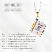 Недорогие Снижено до $30-Ожерелье в виде книги «Лучшая мама на свете», персонализированный кулон в виде книги, ожерелье с выгравированным скрытым посланием для женщин, мужчин, лучших друзей, любовников, подарок на годовщину