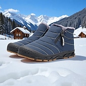 cheap Winter &amp; Snow Boots-Men's Waterproof Insulated Snow Boots - Non-Slip, Warm Winter Footwear for Outdoor Adventures and Cold Weather
