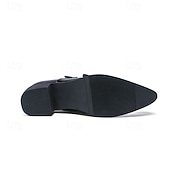 זול נעלי נזיר-נעלי גברים עם רצועות נזיר כפולות מעור דמוי עור חומות - נעלי ערב אלגנטיות לחתונות ואירועים רשמיים