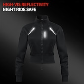 abordables Conjuntos de Ropa de Mujer-Mujer Chaqueta de Ciclismo Jersey de descenso Manga Larga MTB Bicicleta Montaña Ciclismo Carretera Invierno Otoño Negro / naranja Naranja blanco Color sólido Bicicleta Mantiene abrigado Cremallera
