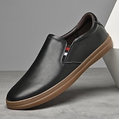 economico Scarpe Casual Slip-On-sneakers slip-on bianche da uomo | design minimalista ed elegante, facili da indossare e togliere | perfette per l'uso quotidiano, lo shopping e il tempo libero