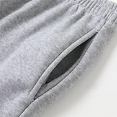 voordelige Joggingbroek-Voor heren Joggingbroeken Broek Trekkoord Zak Elastische taille Effen Comfort Buitensporten Dagelijks Modieus Casual Zwart Marineblauw Micro-elastisch