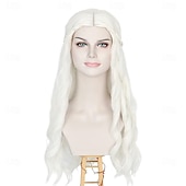 Недорогие Исторические парики-Длинный волнистый женский рыжевато-коричневый парик в стиле средневековья и ренессанса, хиппи, костюм для Хэллоуина