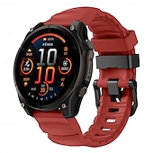 abordables Correas de reloj Garmin-Correa de silicona Quickfit de 22 mm y 26 mm para relojes inteligentes Garmin Fenix 7X, 7 Solar, 6X, 6 Pro, 5, 5X Plus, 3, 3H y Epix.