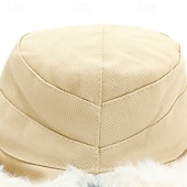  Női Kalap Halász sapka Szélbiztos Meleg Hétköznapi Hétvége Báránybunda Tiszta szín