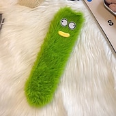 billiga Hemma kläder-Unika och roliga fula strumpor, fluffiga monsterstrumpor för kvinnor, mjuka plyschiga vinterstrumpor med aliendesign och 3D-ögon och leende, mysiga, pälsiga tofflor för hemmet eller present