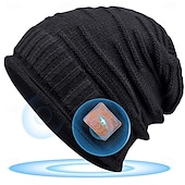 cheap Beanie Headphones-Men's Wireless Hat Valentine's Day Gift for Teenage Boys and Girls  Men's and Women's Adult Teenage Socks  Cool Technology Wireless Music Hat with Earphones for Gamers Husband Valentine's Day Gift