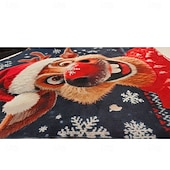 זול סוודרים מכוערים של גברים-סוודר חג המולד המכוער בגדי ריקוד גברים כל אחד דפוס סוודר סוודר סריגים צווארון צווארון יום יומי חופשה יומי Keep Warm שרוול ארוך אביב סתיו חורף שחור אודם פול