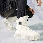 preiswerte Winter- und Schneestiefel-Schwarze, wasserdichte Herren-Winterstiefel mit Fellfutter und griffiger Sohle – strapazierfähiges und isoliertes Schuhwerk für Schnee, Wanderungen und Winterabenteuer