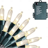 ieftine Parte-Lumini Roșii și Verzi Lumini Mini Conectabile Lumini pentru Copaci cu Fir Verde pentru Petreceri Interioare și Exterioare