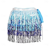 cheap Skirts-Carnival 2026 Rio Carnival Samba Dancewear Belly Dance Skirt Hip Scarf Dance Hip Belt Latin Dance Hula Hip Scarf Brazil Festival Performance Costume