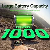 Недорогие Смарт-часы-Новые умные часы с аккумулятором 1000 мА·ч, 25-дневным временем работы, мониторингом сна, несколькими функциями напоминания, корпусом из цинкового сплава, ремешком из жидкого силикона! Подходит для