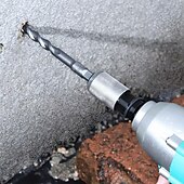 economico set di punte da trapano-set di utensili adattatori per martello perforatore portatile con 2/3/4 punte per trapano a percussione - testa di conversione per chiave elettrica, anticorrosione &amp;antiruggine, ideale per progetti di