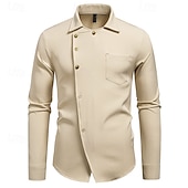 economico Costumi maschili degli anni '20-Anni Ruggenti Anni 1920 Retrò Vintage Blusa / Camicia Gangster Testimoni dello Sposo Slim Fit Costume Per uomo Mascherata Abbigliamento da sera Affari / Cerimonia / Matrimonio Addio al Nubilato Adulti