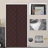 billiga Skärm för fönster och dörr-magnetisk flugnätsdörr, tjock isolerad vinterdörrgardin, magnetisk självstängande nät, vindtätt köldskydd, ljudisolerad hemingång, varm bomullshängande panel för dörrar