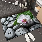 baratos Tappeto da bagno-3D Optical Illusion Doormat Visual Trap Floor Mat Non Slip Water Absorbing for Bathroom Shower Entryway Indoor Outdoor Diatomaceous Earth Quick Dry Absorbent 20 x 31 inch