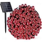 levne Solární řetězec světla-Solární Světelný Řetěz Vnitřní Vnější Super Jasná LED Světelný Řetěz Voděodolné Třpytivé Světla pro Dekoraci Stromů