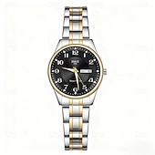 olcso Quartz órák-Női Óra Divatos és Kasuális Elegáns Női Díszítő Óra Két Naptárral Éjjeli Fény Kijelzés A Legjobb Anyák Napi Ajándék Választás Nőknek