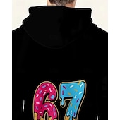 abordables Humor Divertido 3D del Niño-Chico 3D Graphic Jerga divertida 67 Sudadera Pullover Manga Larga Impresión 3D Primavera Otoño Deportes Moda Ropa de calle Niños 4-12 años Con Capucha Exterior Casual Diario Ajuste regular