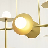 Недорогие Люстры-спутники-светодиодный подвесной светильник линейная люстра на 8 ламп 110-240 В